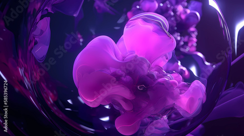 Elegant Purple Wallpaper - Background Texture for Design and Decoration
