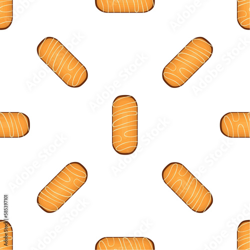 Pattern homemade cookie different taste in pastry biscuit