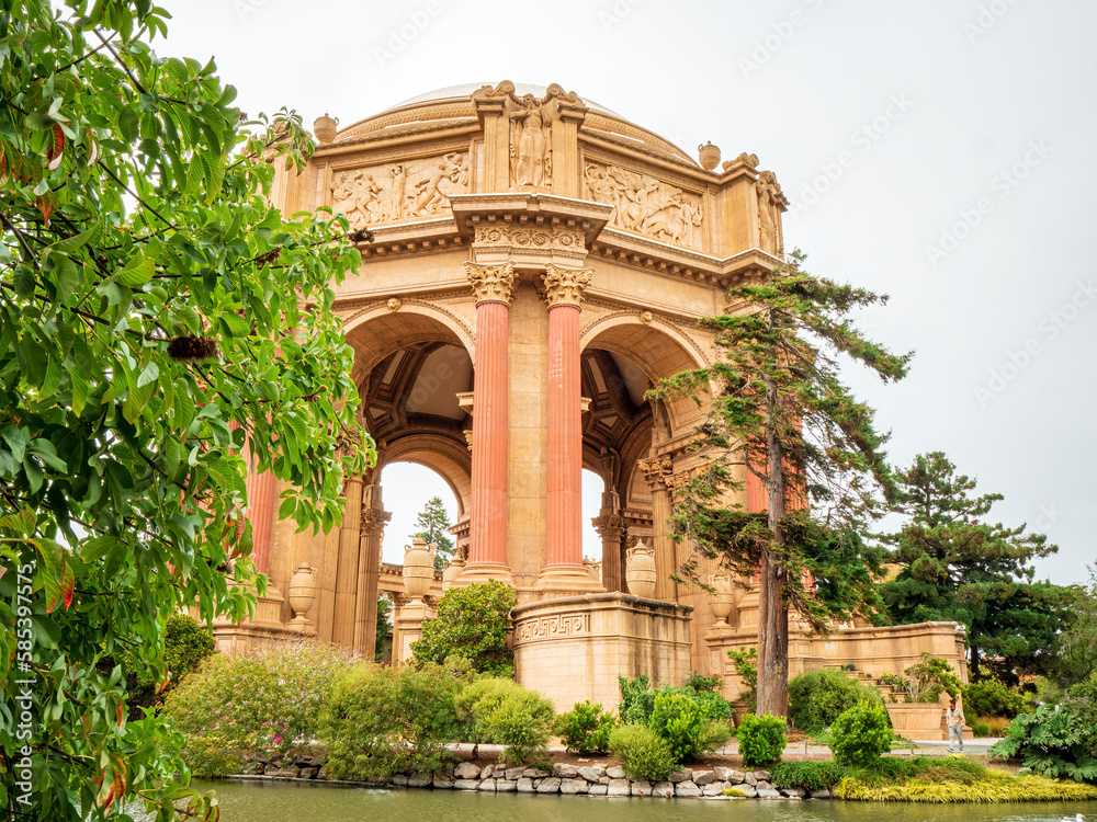 San Francisco Palace of Fine Arts in 360 view San Francisco Palace of Fine Arts in 360 view