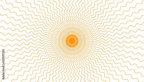 Ramen round vector pattern, yellow noodle, italian pasta