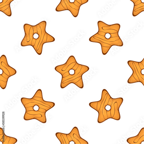 Pattern homemade cookie different taste in pastry biscuit