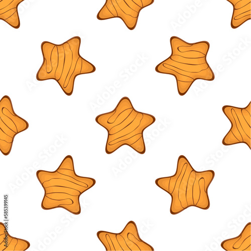 Pattern homemade cookie different taste in pastry biscuit
