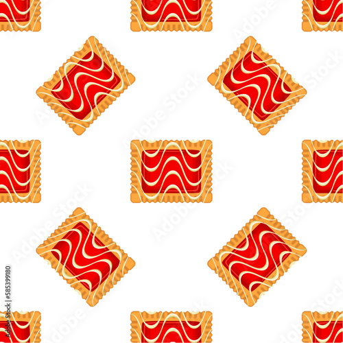 Pattern homemade cookie different taste in pastry biscuit