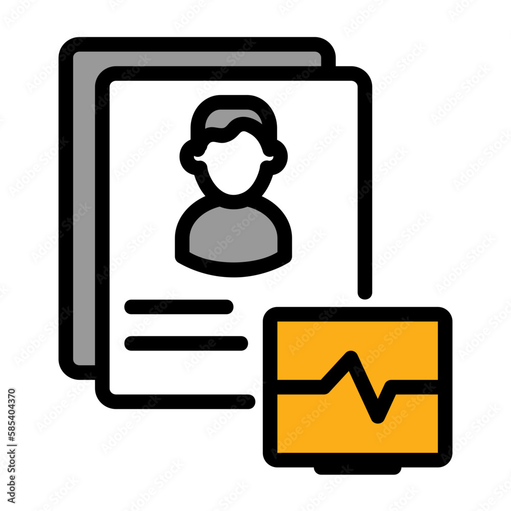 medical, clinical report icon medical, clinical report icon