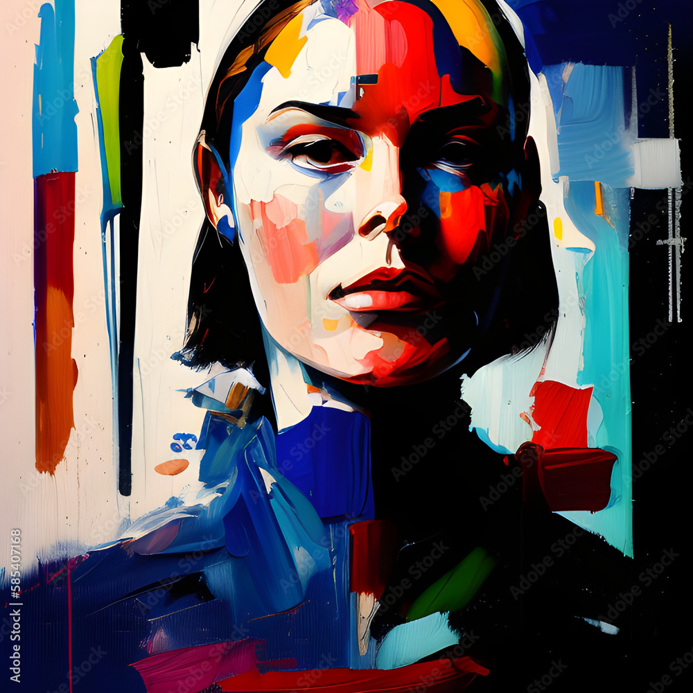 Obraz premium Oh, artificial intelligence, what are you anyway? A set of codes and algorithms, Or an intelligible being But where does your wisdom come from, And what will your journey be, day after day? 