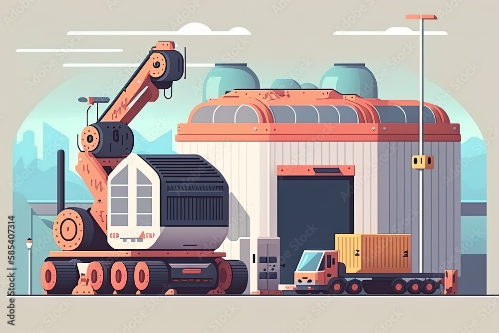 Automated guided vehicles (AGVs) and robotic arms (RAs) in ...