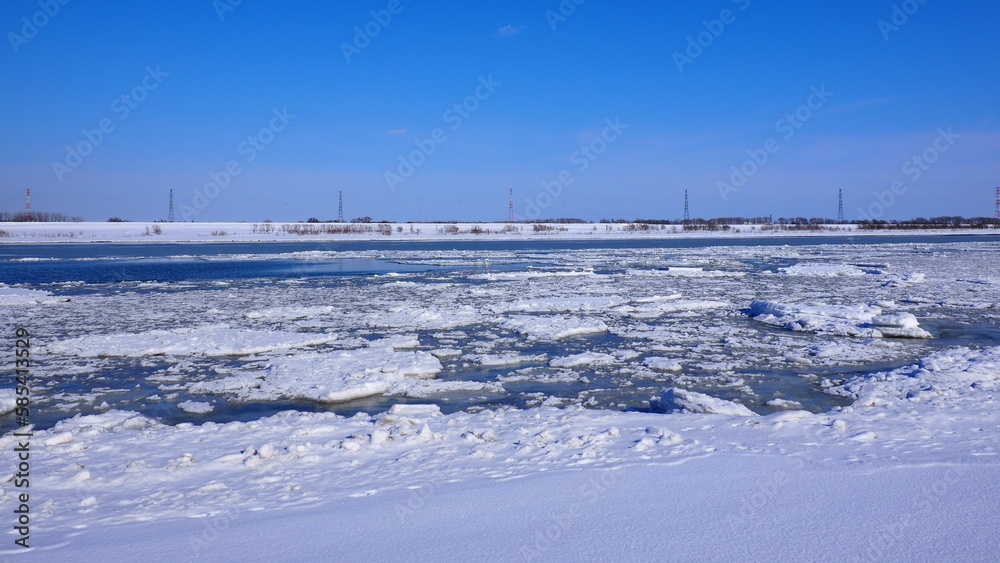 冬の石狩川４