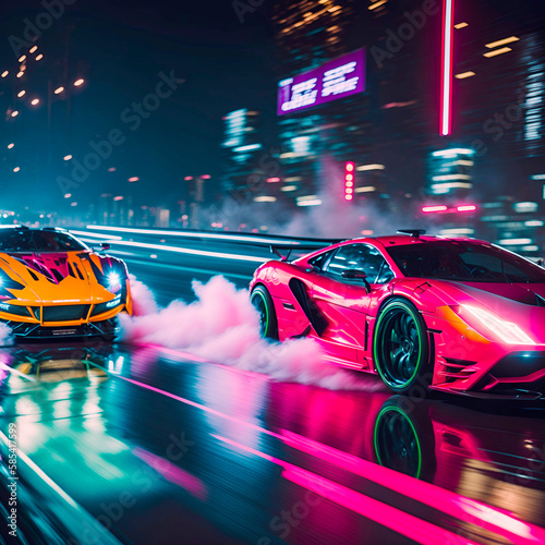 SuperCar in the night