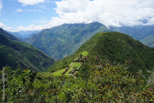 View of Choquequirao, Inca Ruins, Peru photo