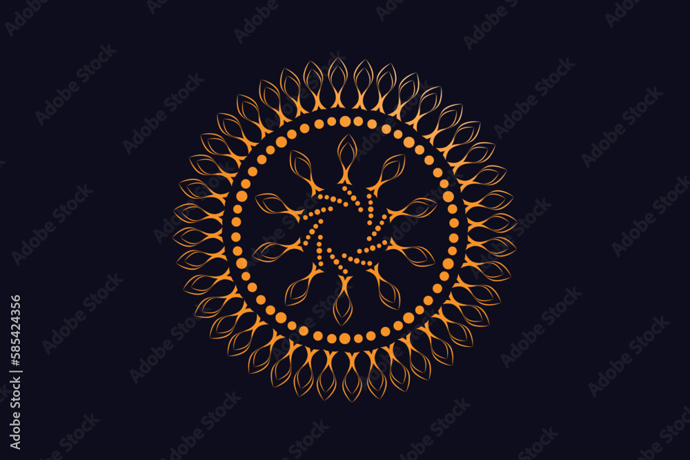 Fototapeta premium Luxury Golden Royal Mandala Design Vector for Background. Golden mandala design. Islamic background design
