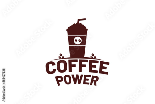 Typography coffee t shirt design template. Typography coffee poster design vector template. coffee shop logo. Coffee logo design template