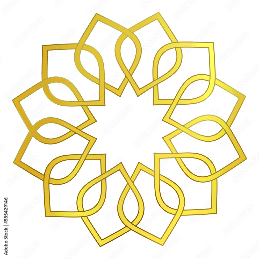 Golden islamic pattern ramadan background Golden islamic pattern ramadan background