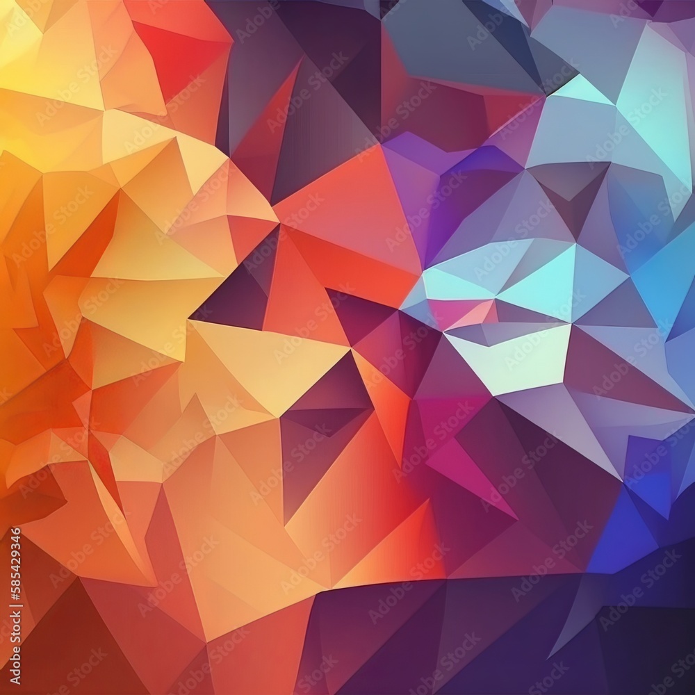 Flat design gradients polygonal for background Flat design gradients polygonal for background