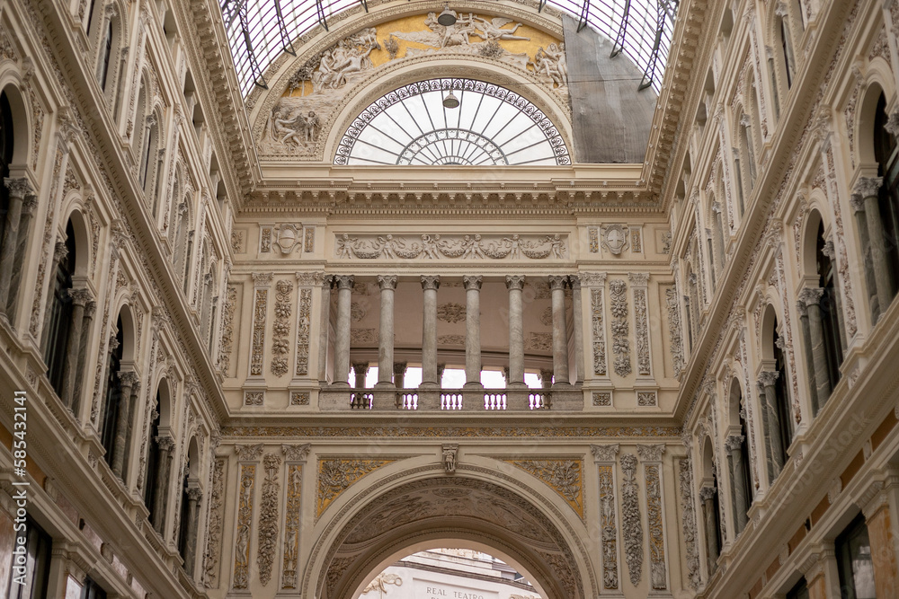 Galeria Umberto I in Naples - shopping gallery