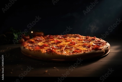 Tasty Pizza Salami