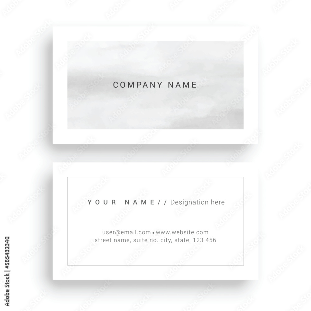 Simple and clean business card 
