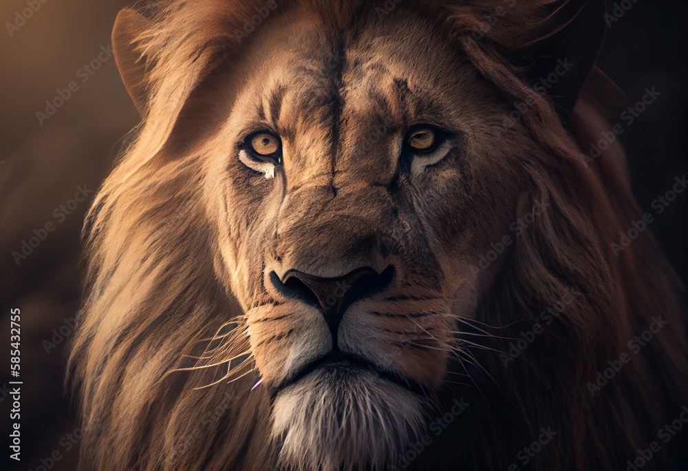 Naklejka premium The Lion King Pt. 4. Generative AI