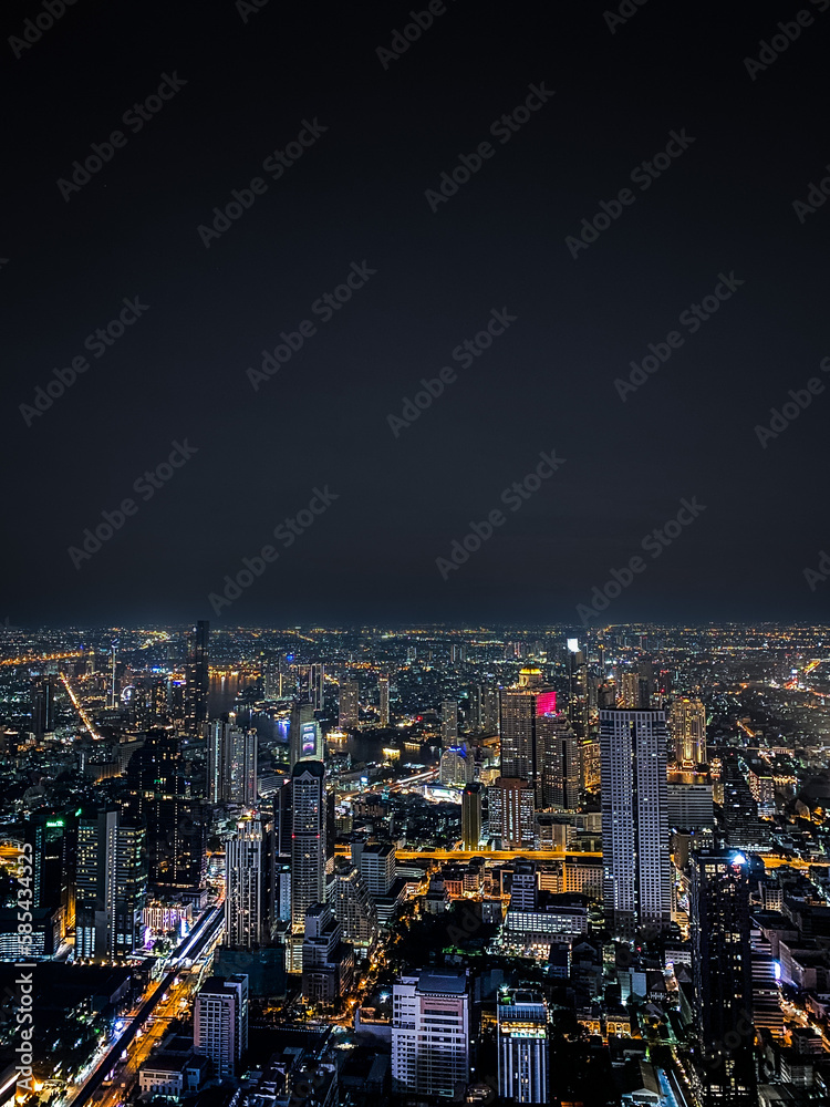 킹 파워 마하나콘에서 본 방콕의 야경