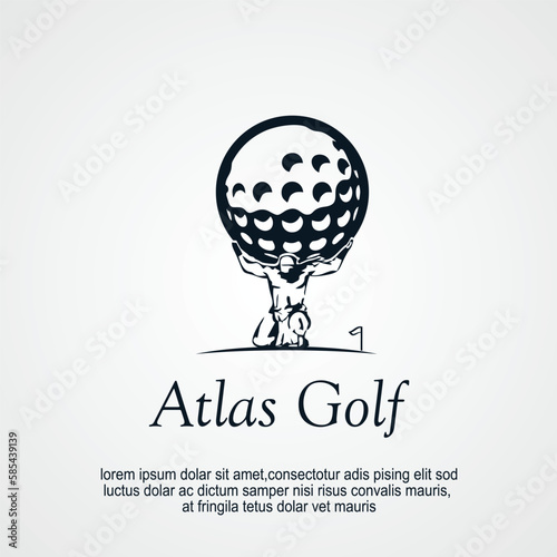 golf club logo design idea