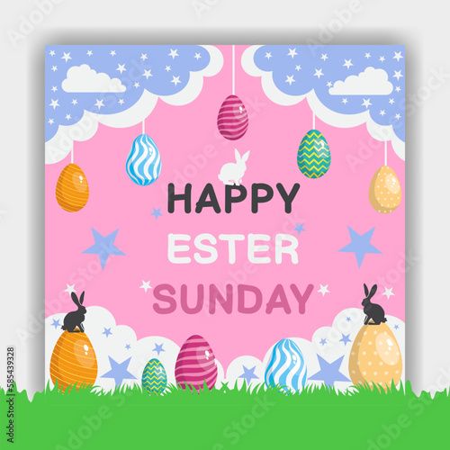 Ester Sunday social media template