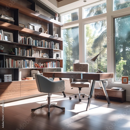 Modernist home office