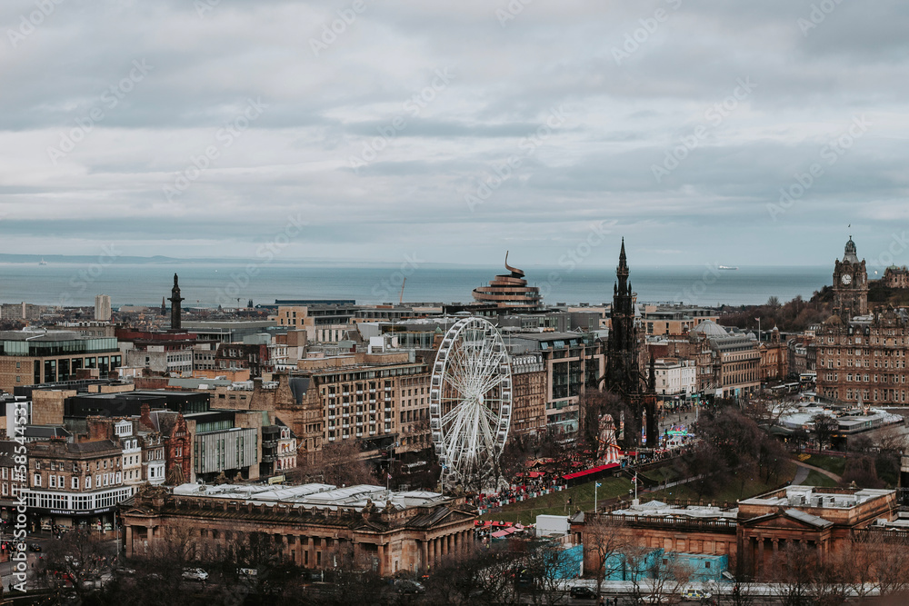 Fototapeta premium panorama of Edinburgh