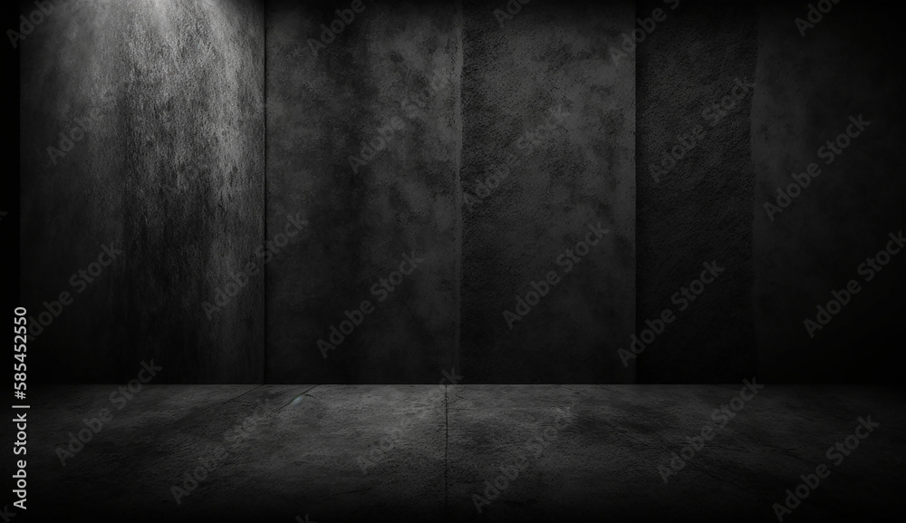 Dark concrete texture background. Created with generative AI. Dark concrete texture background. Created with generative AI.