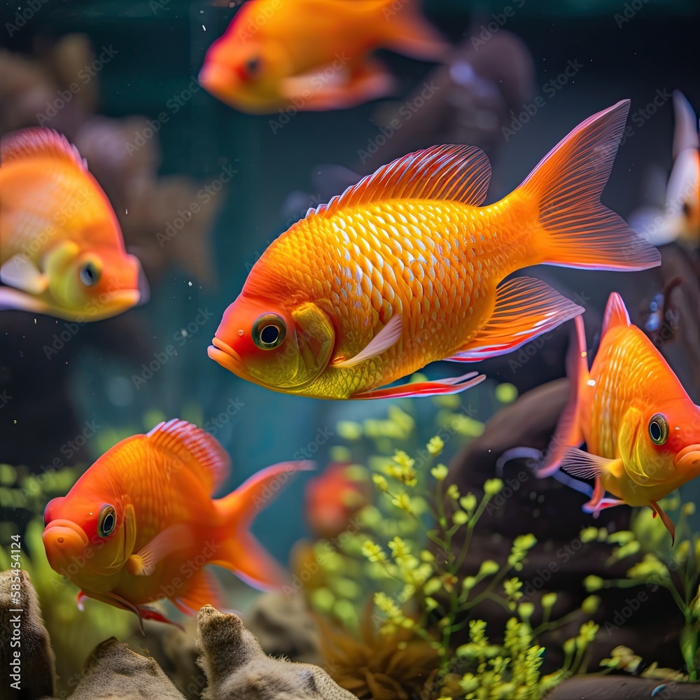 An Underwater Oasis: Discovering a Tropical Paradise with Schools of Colorful Fish: Generative AI An Underwater Oasis: Discovering a Tropical Paradise with Schools of Colorful Fish: Generative AI
