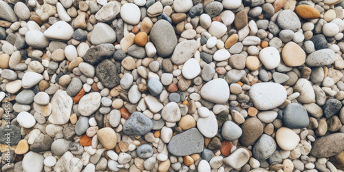 Pebbles texture background - Generative AI