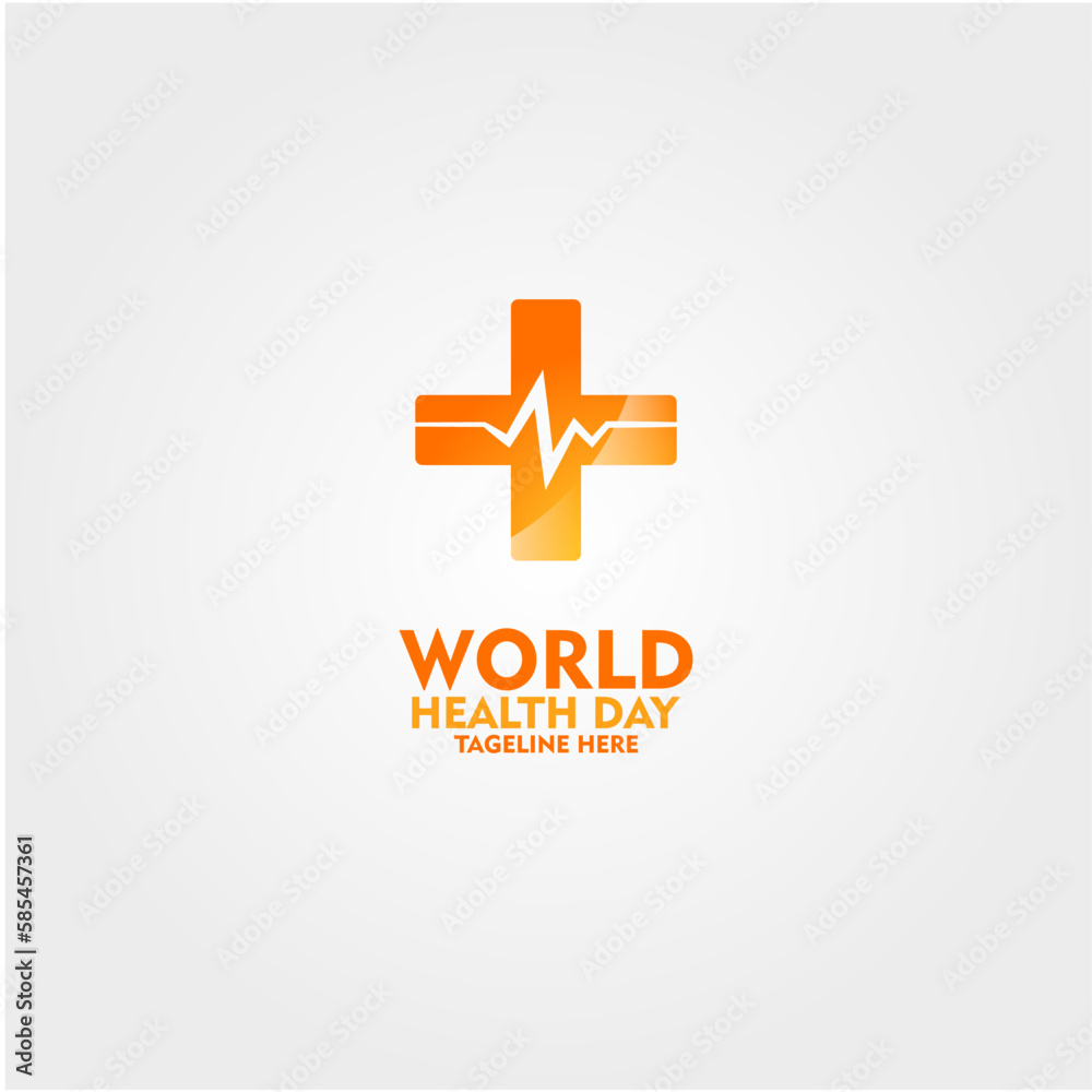Obraz premium HEALTH DAY LOGO VECTOR DESIGN