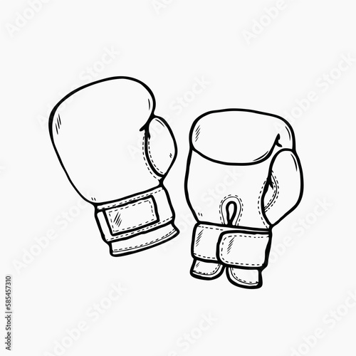 Boxing gloves sign, vector Boxing gloves, Boxing gloves picture, Boxing gloves illustration,