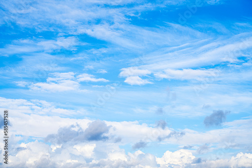 Clear weather. Beautiful cloudy sky. Clear sky