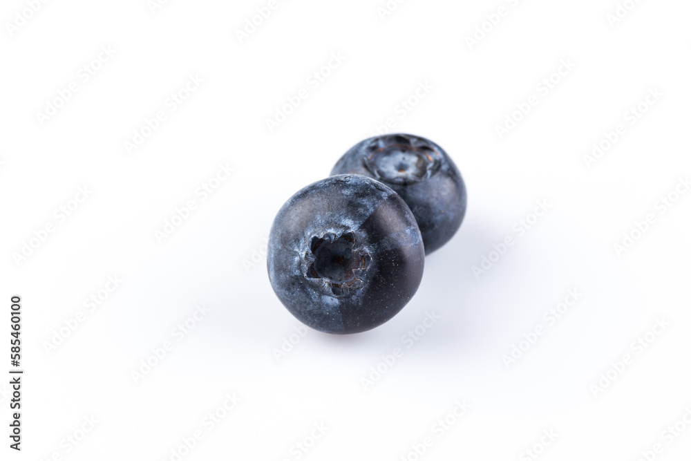 Blueberries on white background Blueberries on white background
