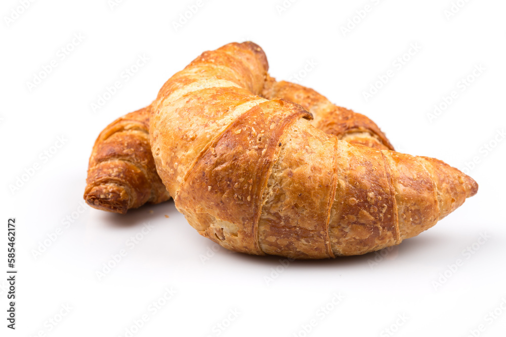 Croissant over white background Croissant over white background