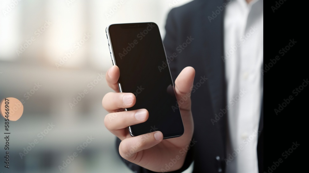 businessman holding phone businessman holding phone