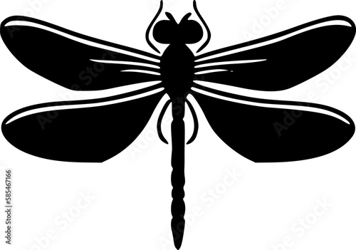 Dragonfly - High Quality Vector Logo - Vector illustration ideal for T-shirt graphic