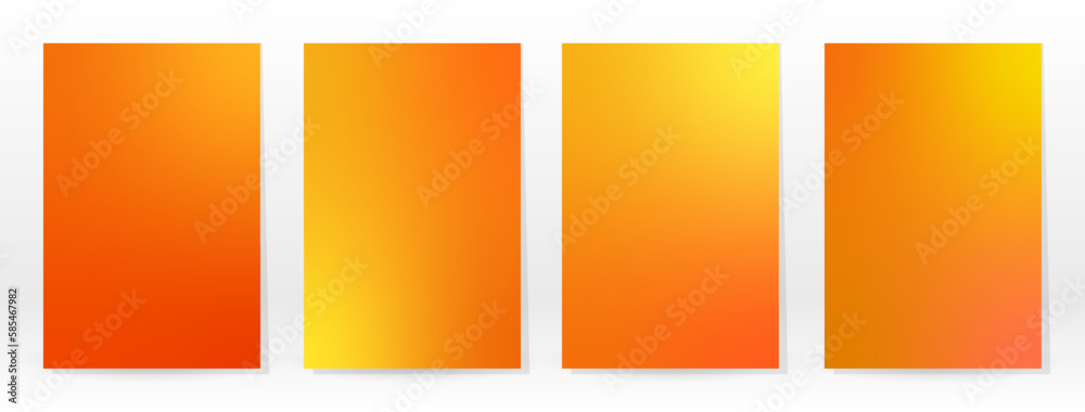 Obraz premium Minimal Poster. Pastel Soft. Rainbow Gradient Set.