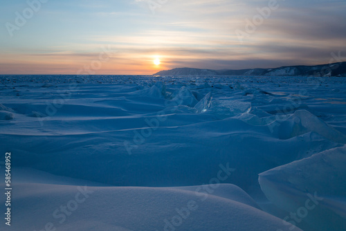 Hummocks on Lake Baikal