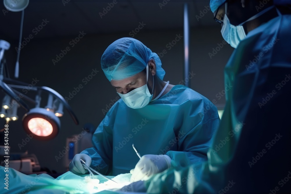 Experienced surgeon performing surgical operation Experienced surgeon performing surgical operation