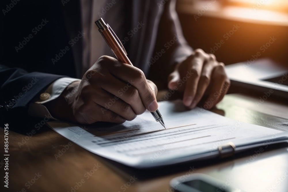 Businessmen are planning budgets for construction projects, analyzing company financial statements, managing global construction project costs. Generative AI Businessmen are planning budgets for construction projects, analyzing company financial statements, managing global construction project costs. Generative AI