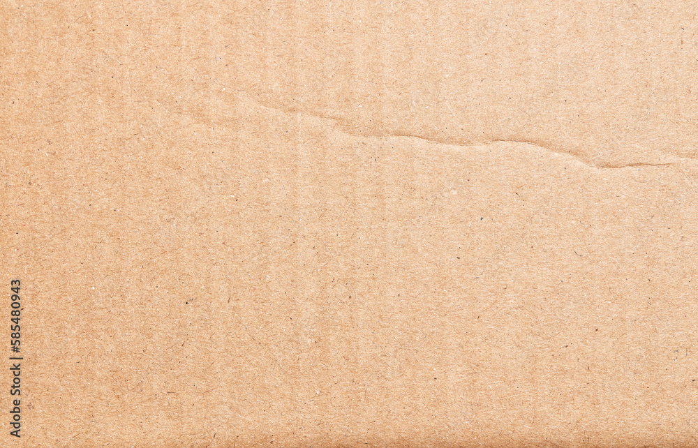 Fototapeta premium Brown cardboard carton material texture background