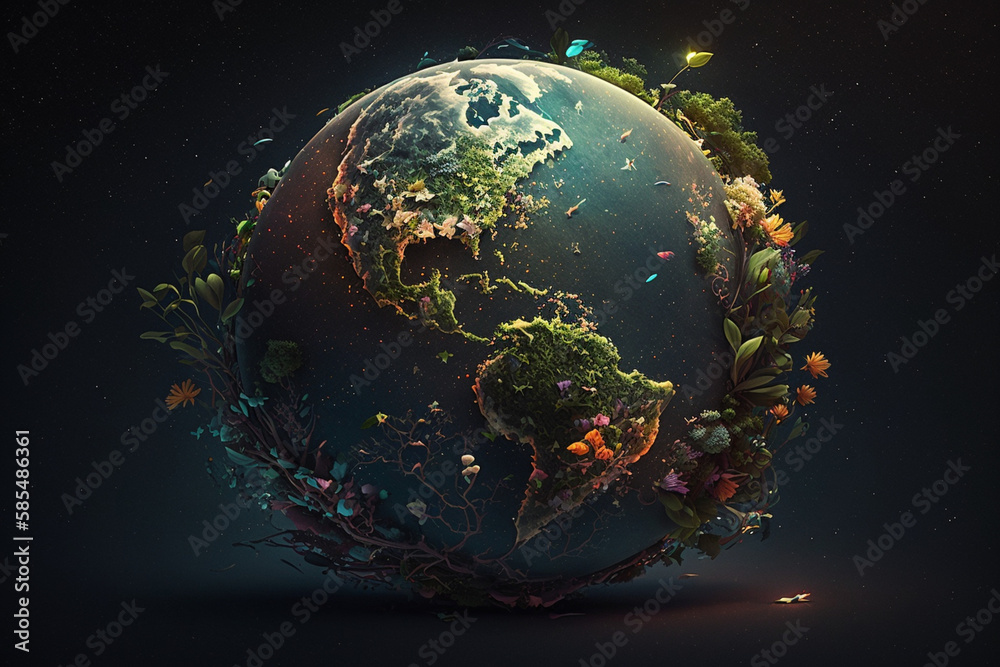 A fragile world, the need for conservation. The wonders of our