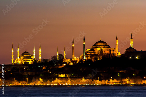 Sunset over Istanbul