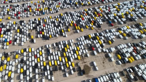 car factory parking photo