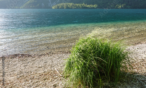 Bohinji See im Triglav Nationalpark in Slowenien photo