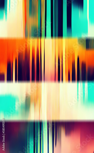 Abstract background. Smearing painting. Colorful pattern. Gradient illustration of rainbow smearing paint color flow divided four part layer composition.