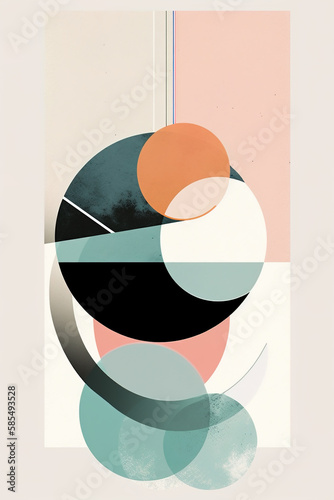 diagram collages minimalist design geometric shapes
