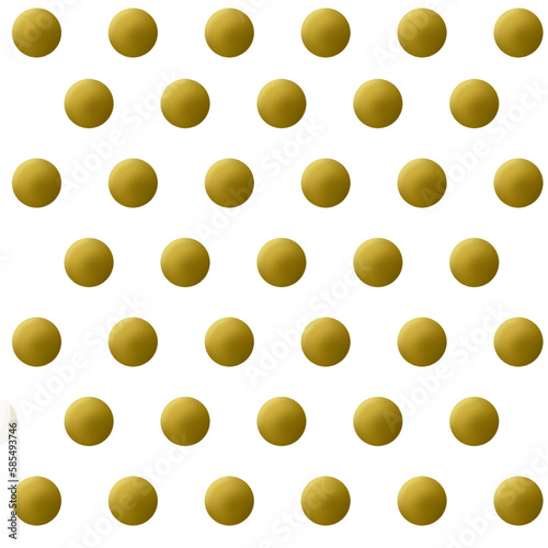 polka dots background circle gold vector