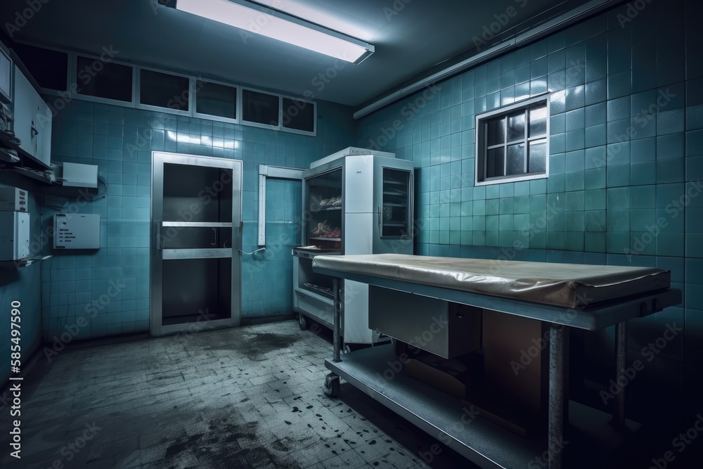 Mortuary dim render Mortuary dim render
