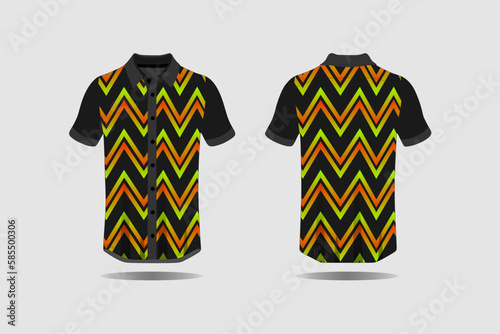 Soccer jersey template sport shirt design
